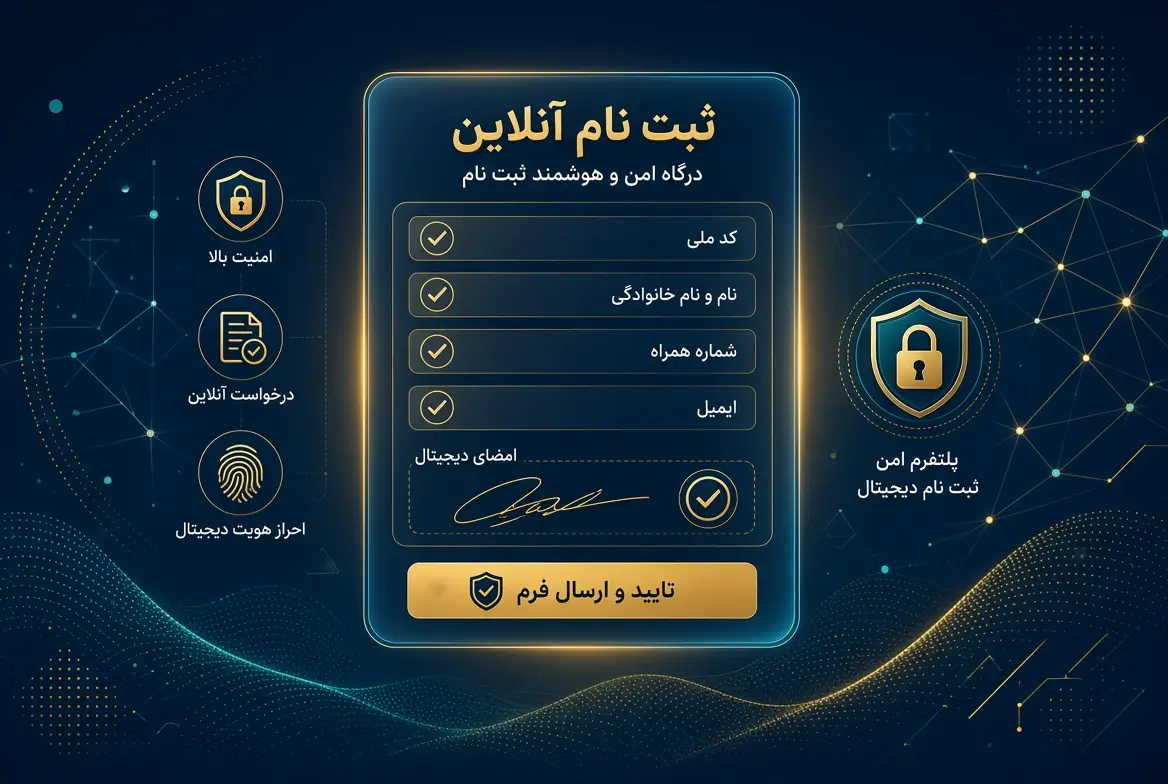 خدمات ثبت‌نام اینترنتی