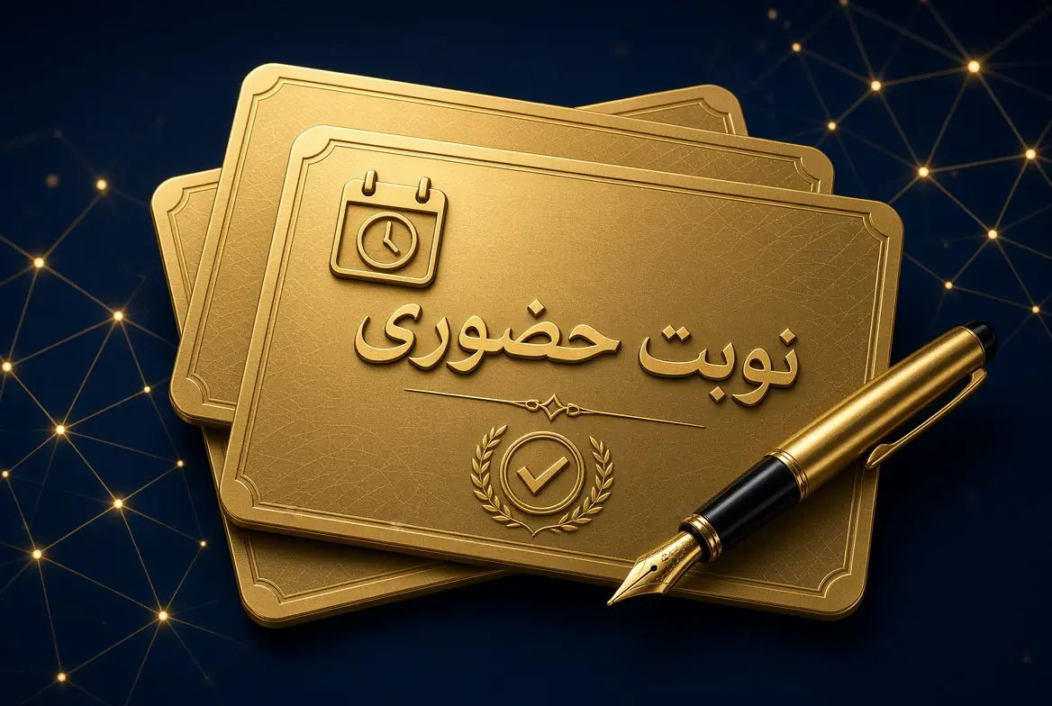 خدمات نوبت حضوری